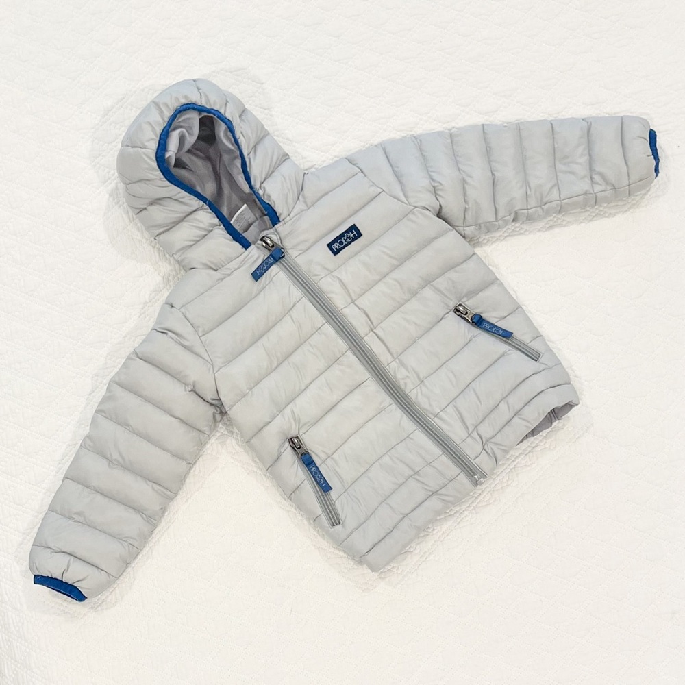 Toddler Down Prodoh Full Zip Puffer Jacket with Hood Size 2T